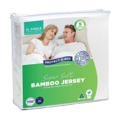 Bamboo Jersey XL Single Mattress Protector | OMF