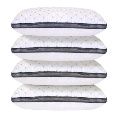 Royal Comfort Luxury Air Mesh Pillow Four Pack - White | OMF