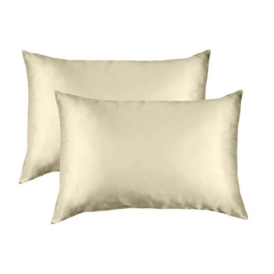 Mulberry Silk Pillow Case Twin Pack - Champagne | OMF