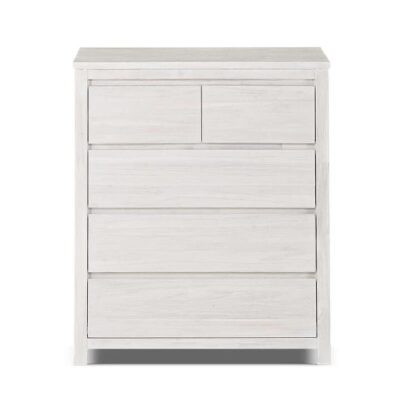 Riviera 5 Drawer Chest White | OMF