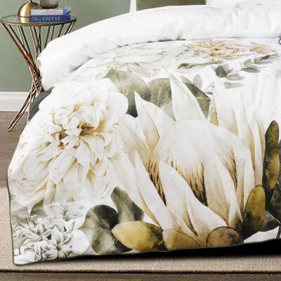 Giselle Super King White Quilt Cover Set | OMF