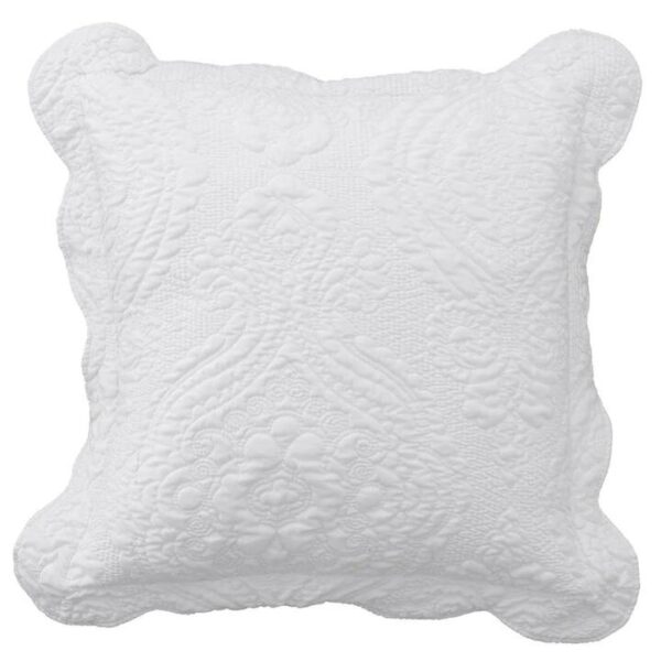 Cordelia Square Cushion White | OMF