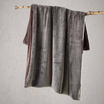 Hotham Throw Rug Brown | OMF