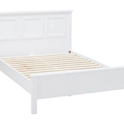 Hamptons Bed Frame White Queen | OMF