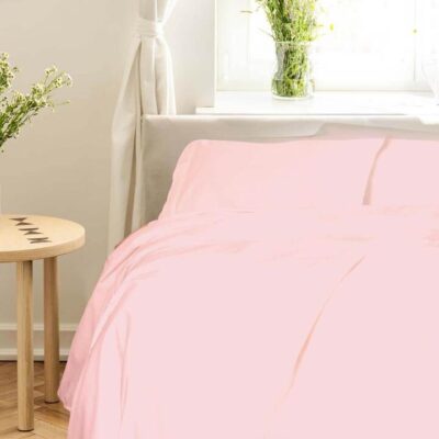 Royal Comfort Balmain 1000TC Bamboo Cotton Sheet Set Queen Blush | OMF