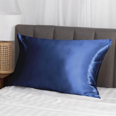 100% Mulberry Silk Pillowcase - Midnight Blue