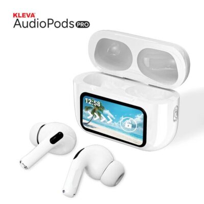 Super Sleeper Pro Kleva True Wireless Noise Cancelling AudioPods Pro with Touch Screen & Charging Case